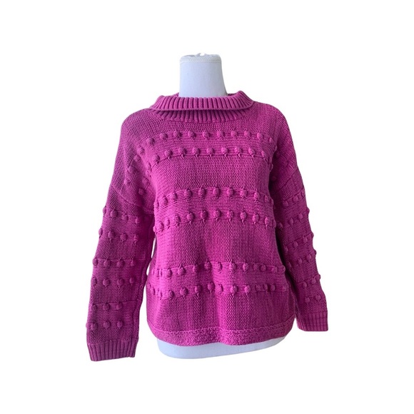 NIC+ZOE Women's Sweet Spot Sweater - Relaxed Fit, Boucle Dot Detail, Boatneck Pullover